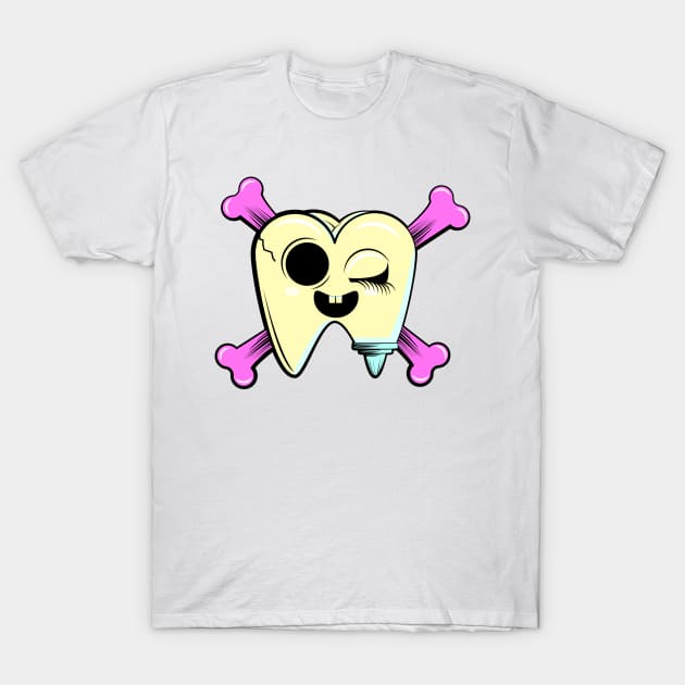 Pirate Tooth T-Shirt by ORTEZ.E@GMAIL.COM